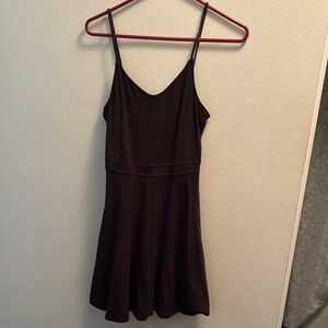 Hollister Black Spaghetti Strap Dress With Open Back